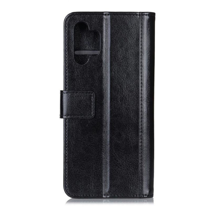 Cover Folio-hoesje Samsung Galaxy A32 5G Rood Zwart Telefoonhoesje Khazneh Elegantie Leerstijl