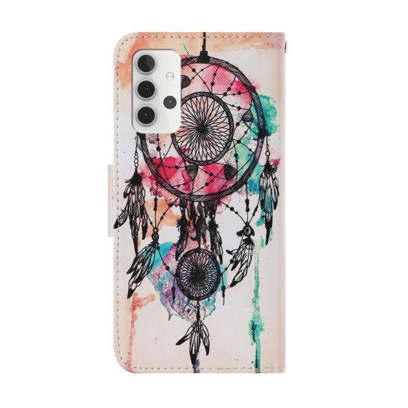 Cover Folio-hoesje Samsung Galaxy A32 5G Telefoonhoesje Aquarel Dromenvanger