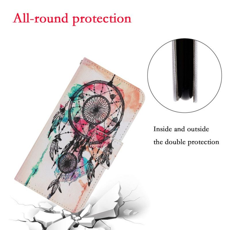 Cover Folio-hoesje Samsung Galaxy A32 5G Telefoonhoesje Aquarel Dromenvanger