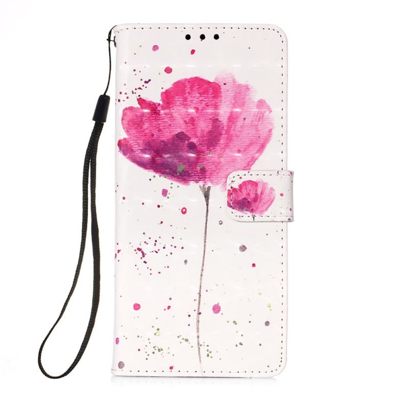 Cover Folio-hoesje Samsung Galaxy A32 5G Telefoonhoesje Aquarel Klaproos