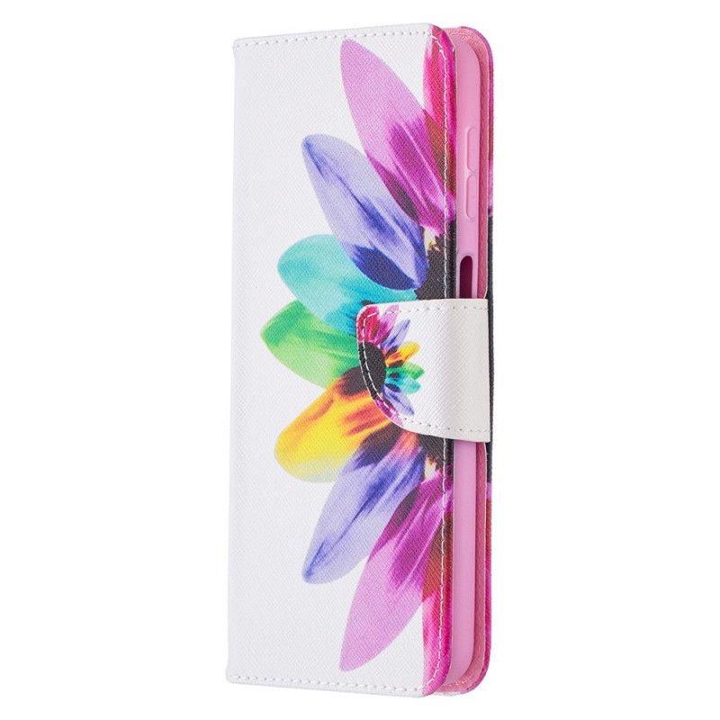 Cover Folio-hoesje Samsung Galaxy A32 5G Telefoonhoesje Aquarelbloem