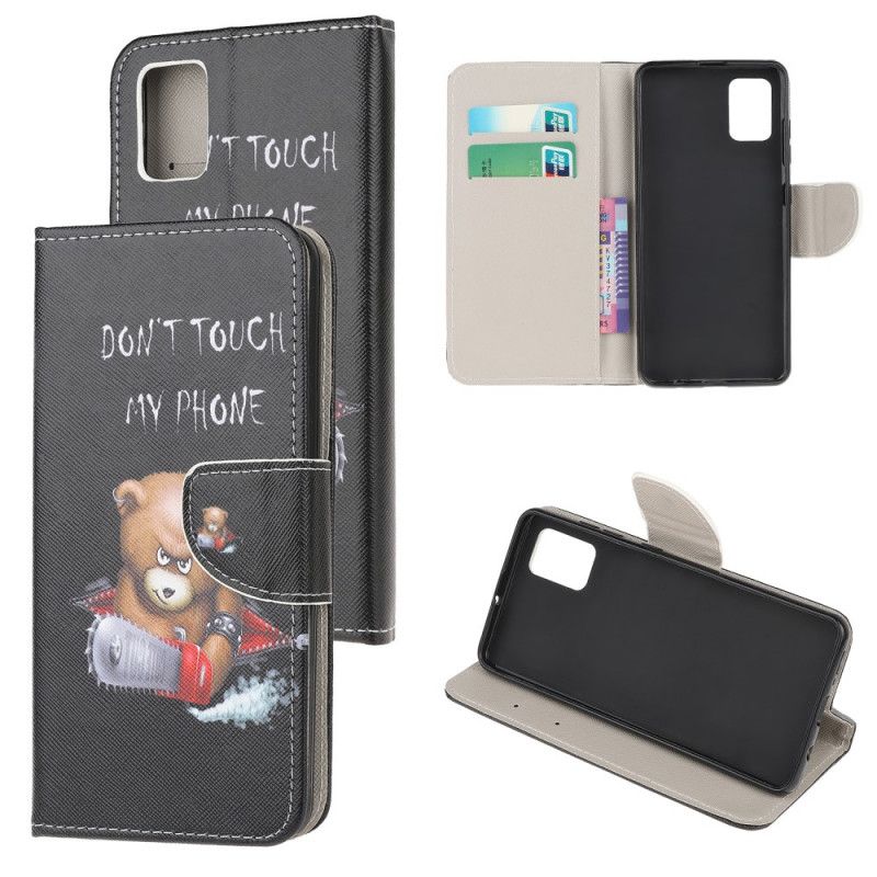 Cover Folio-hoesje Samsung Galaxy A32 5G Telefoonhoesje Gevaarlijke Beer