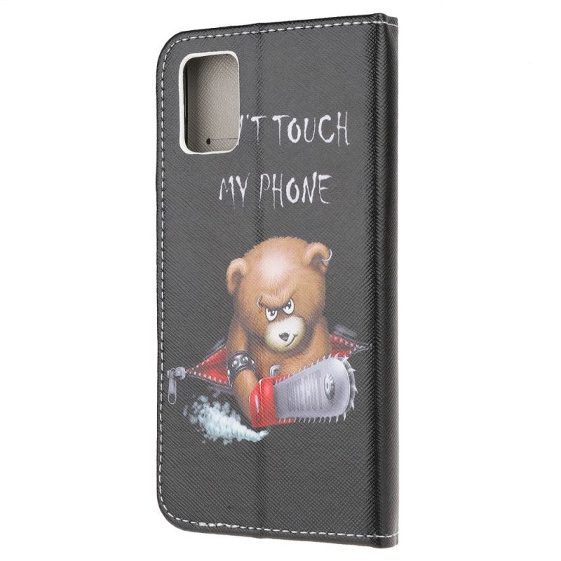 Cover Folio-hoesje Samsung Galaxy A32 5G Telefoonhoesje Gevaarlijke Beer