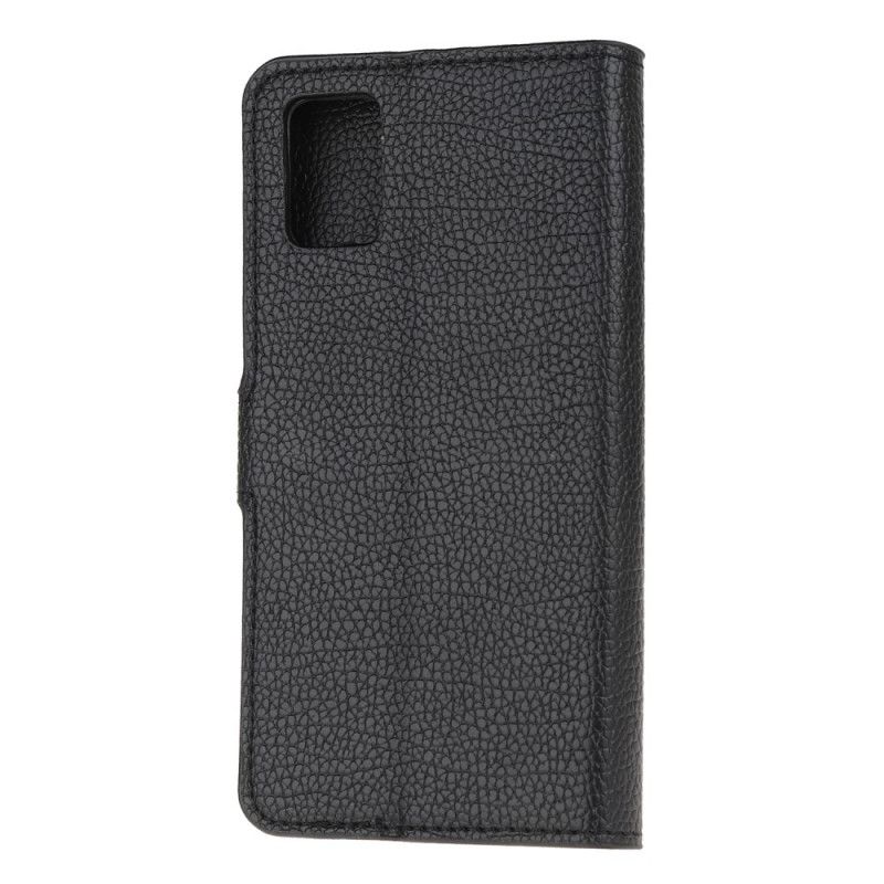 Cover Folio-hoesje Samsung Galaxy A32 5G Telefoonhoesje Lychee Nerfleder Effect