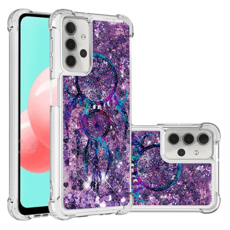 Cover Hoesje Samsung Galaxy A32 5G Telefoonhoesje Glitter Dromenvanger