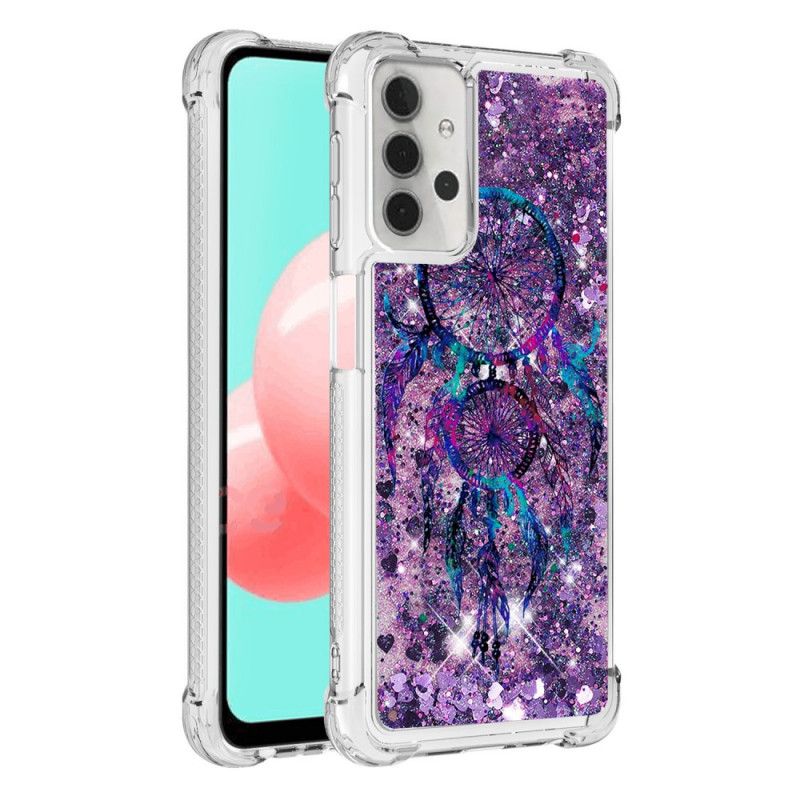 Cover Hoesje Samsung Galaxy A32 5G Telefoonhoesje Glitter Dromenvanger