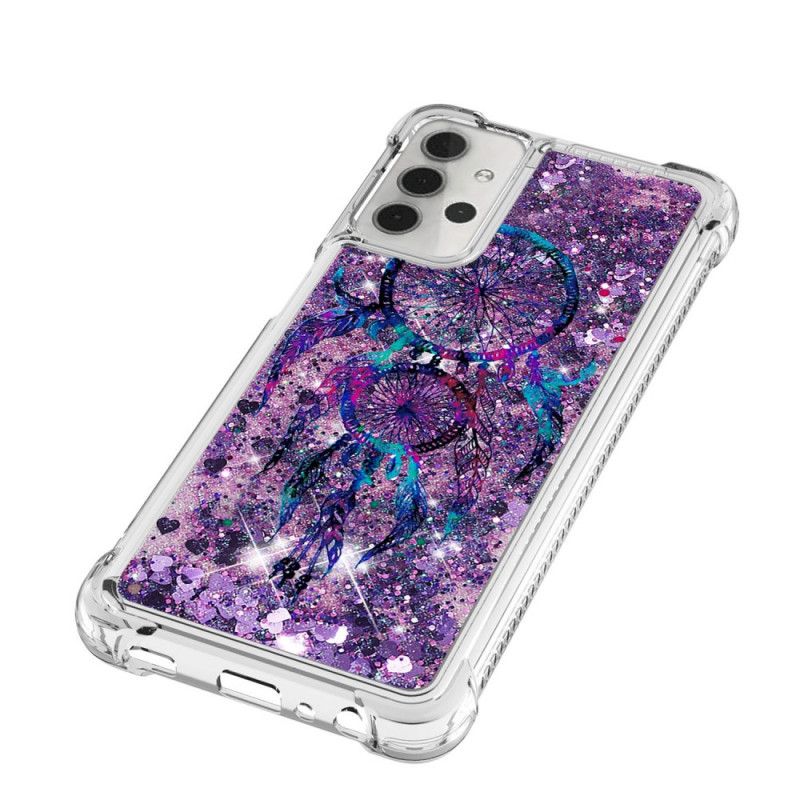 Cover Hoesje Samsung Galaxy A32 5G Telefoonhoesje Glitter Dromenvanger