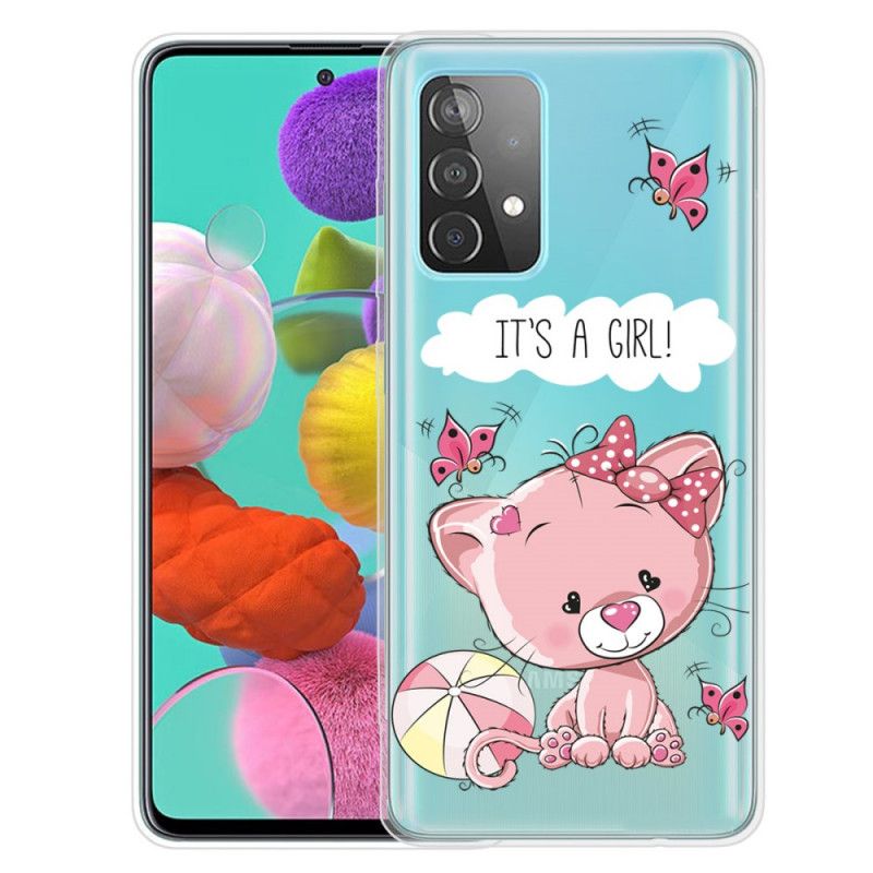 Cover Hoesje Samsung Galaxy A32 5G Telefoonhoesje Het Is Een Meisje