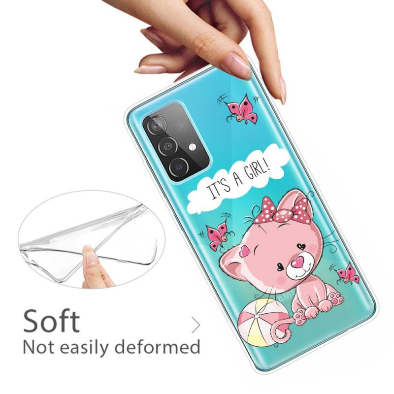 Cover Hoesje Samsung Galaxy A32 5G Telefoonhoesje Het Is Een Meisje