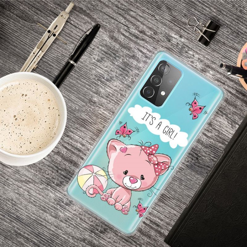 Cover Hoesje Samsung Galaxy A32 5G Telefoonhoesje Het Is Een Meisje