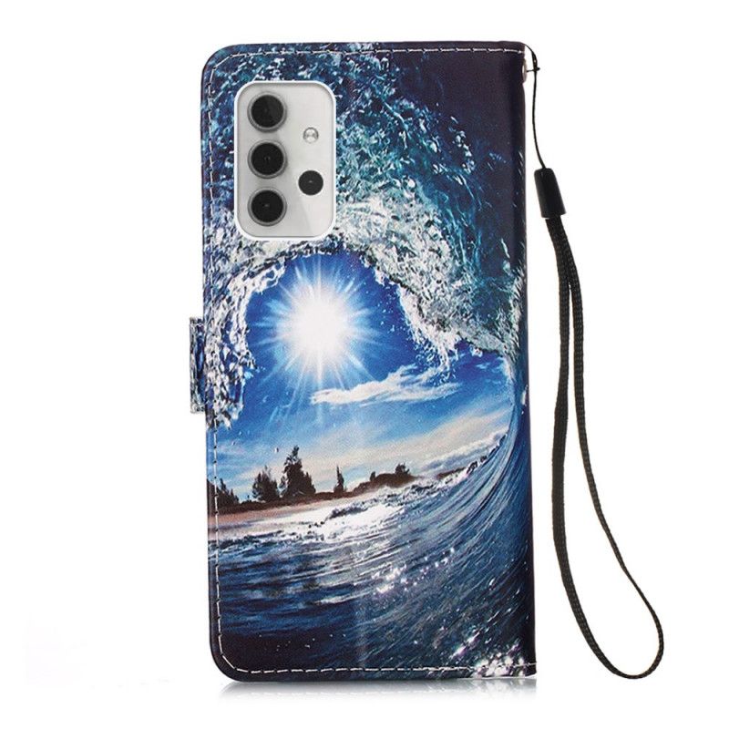 Flip Case Leren Samsung Galaxy A32 5G Hou Van De Golf