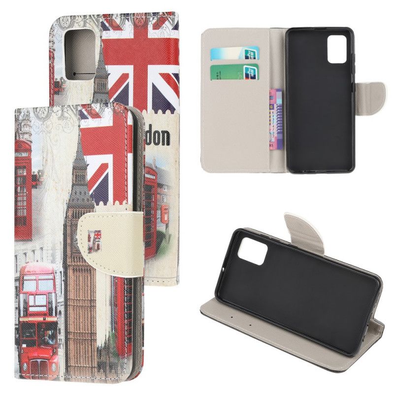 Flip Case Leren Samsung Galaxy A32 5G Leven In Londen