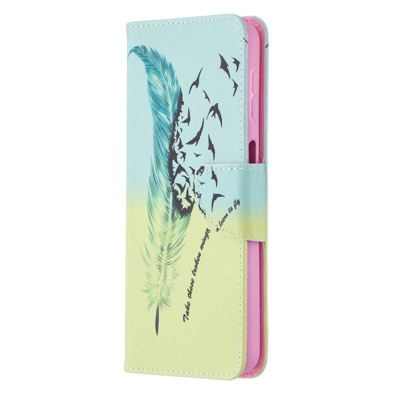 Flip Case Leren Samsung Galaxy A32 5G Leren Vliegen