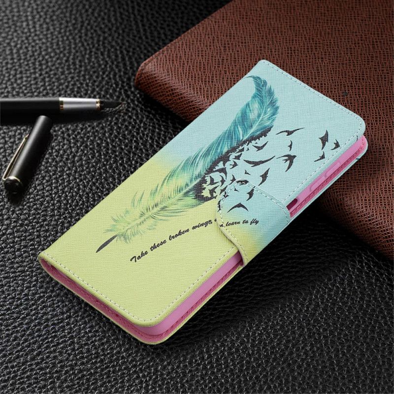 Flip Case Leren Samsung Galaxy A32 5G Leren Vliegen