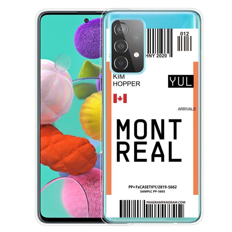 Hoesje Samsung Galaxy A32 5G Instapkaart Naar Montreal