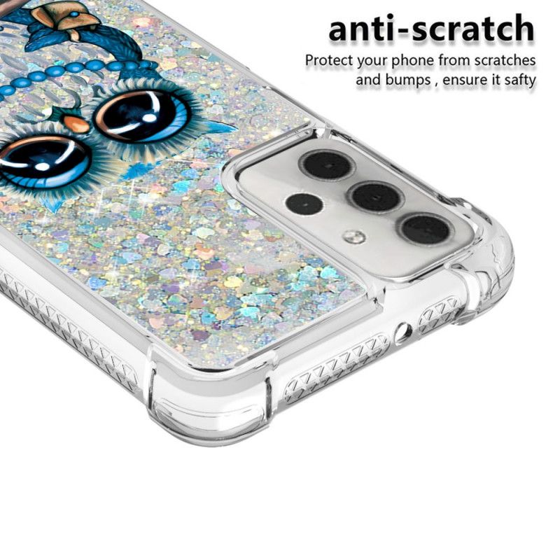 Hoesje Samsung Galaxy A32 5G Miss Uil Glitter