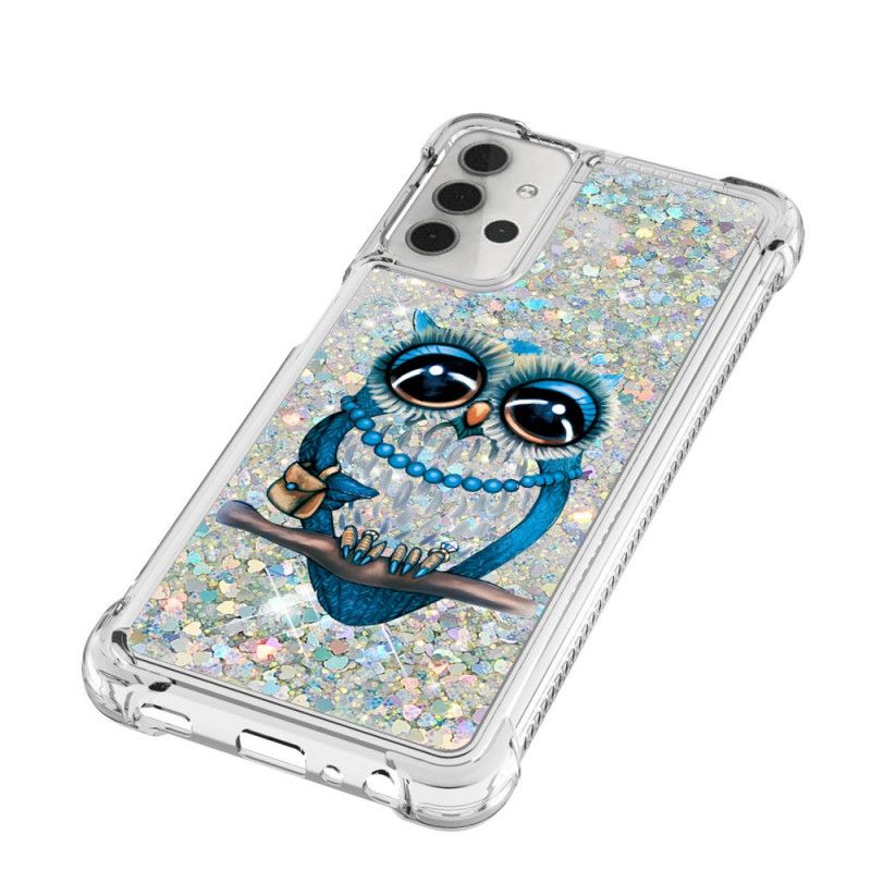 Hoesje Samsung Galaxy A32 5G Miss Uil Glitter