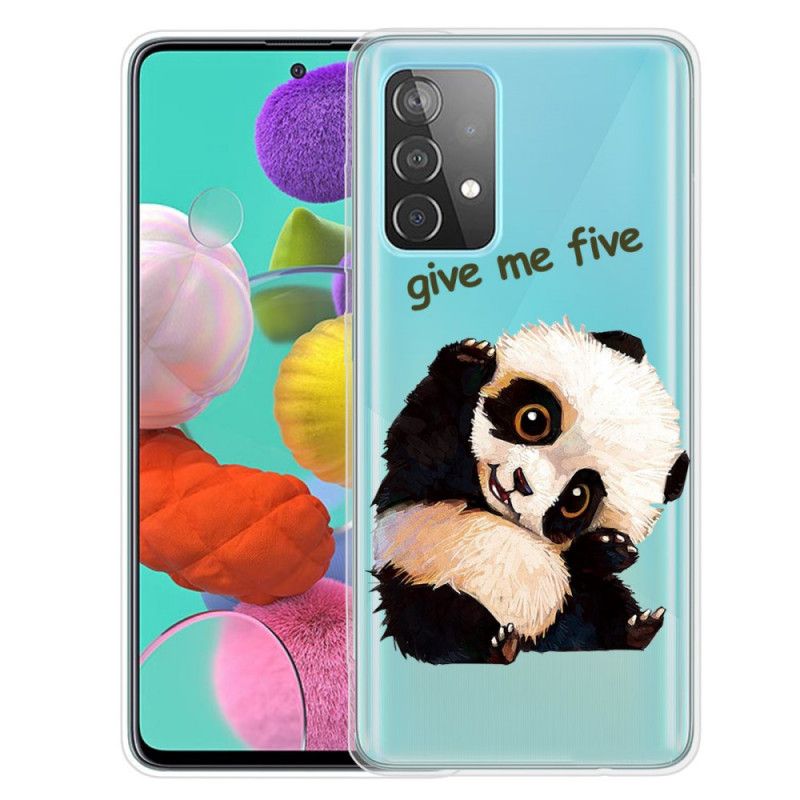 Hoesje Samsung Galaxy A32 5G Panda Geef Me Vijf