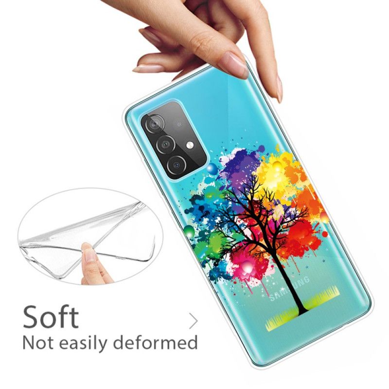 Hoesje Samsung Galaxy A32 5G Telefoonhoesje Transparante Aquarelboom