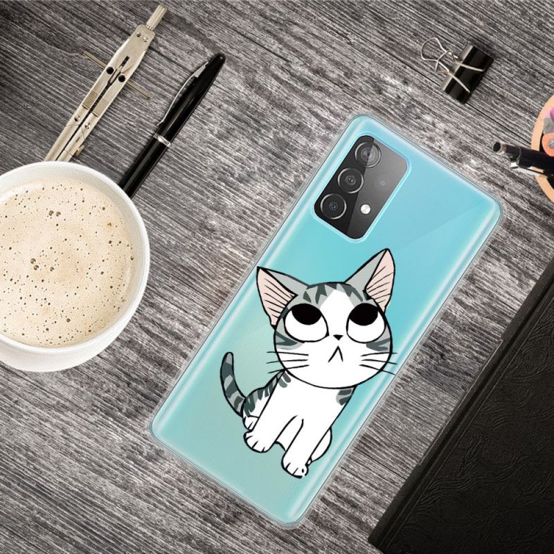 Hoesje voor Samsung Galaxy A32 5G Charmante Kat