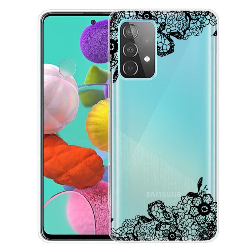 Hoesje voor Samsung Galaxy A32 5G Fijn Kant