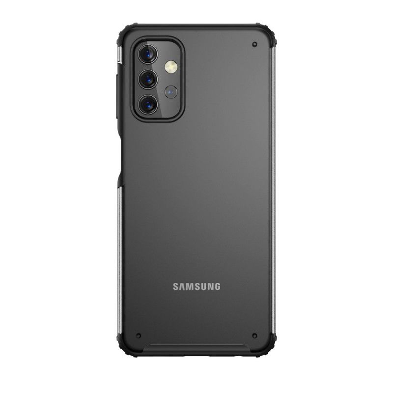 Hoesje voor Samsung Galaxy A32 5G Rood Zwart Pantserserie