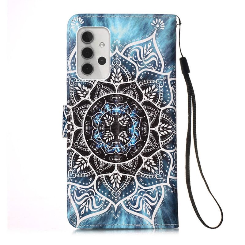 Leren Hoesje Samsung Galaxy A32 5G Mandala In De Lucht