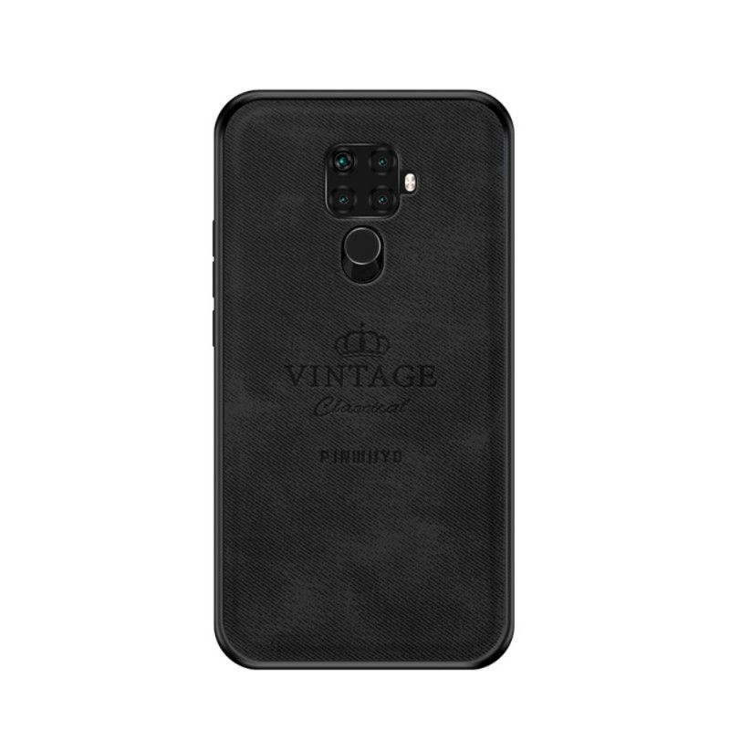 Hoesje Huawei Mate 30 Lite Grijs Zwart Eervolle Vintage Pinwuyo