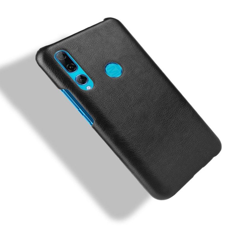 Case Hoesje Honor 9X Grijs Zwart Telefoonhoesje Prestatie Lychee Leereffect