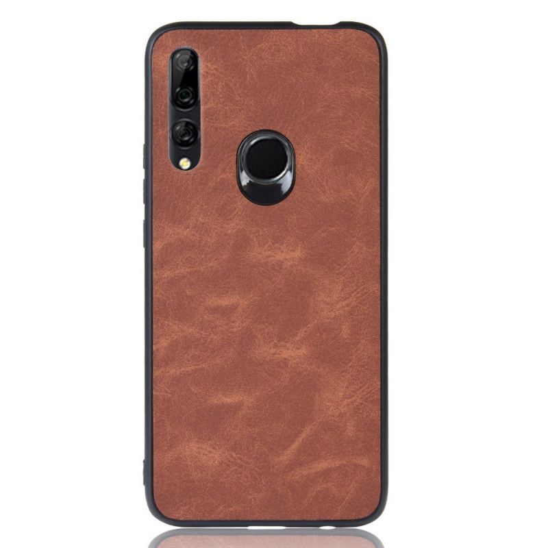 Cover Hoesje Honor 9X Donkerblauw Zwart Telefoonhoesje Premium Leereffect