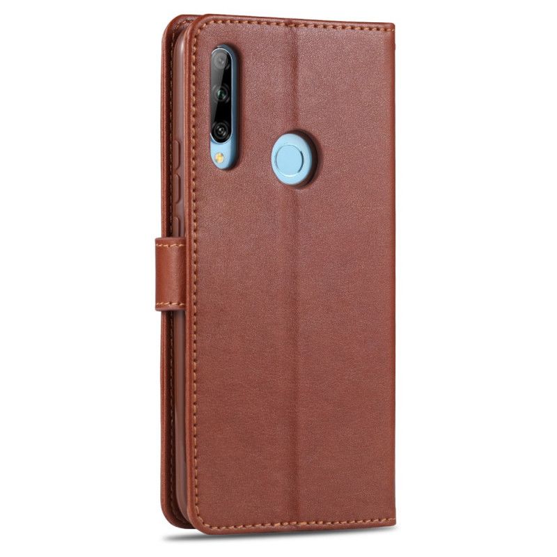 Flip Case Leren Honor 9X Bruin Zwart Azns Kunstleer