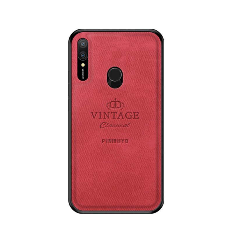 Hoesje voor Honor 9X Grijs Zwart Eervolle Vintage Pinwuyo