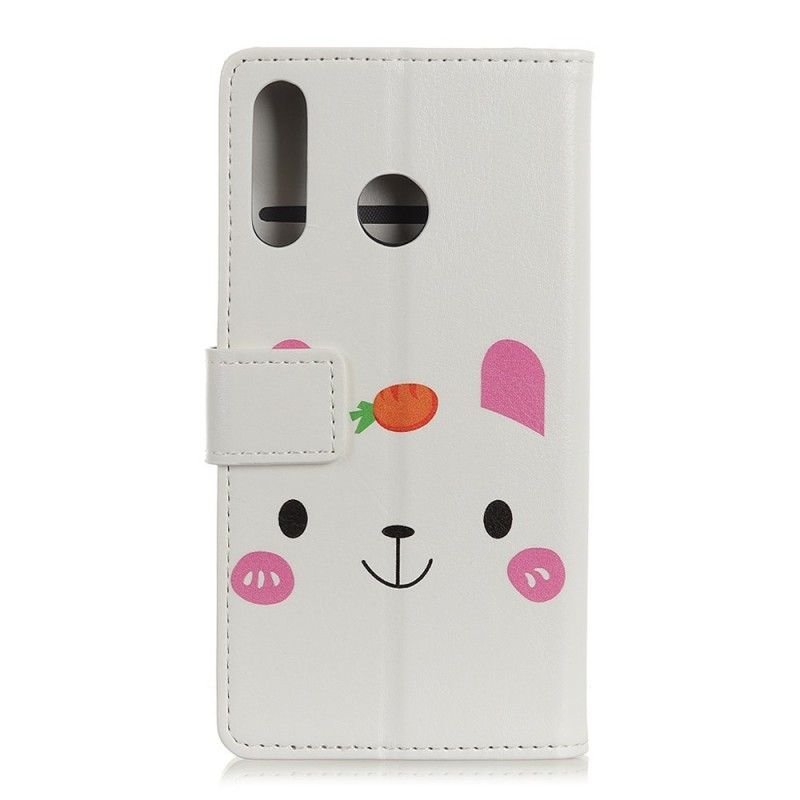 Leren Hoesje Honor 9X Telefoonhoesje Tekenfilmkat