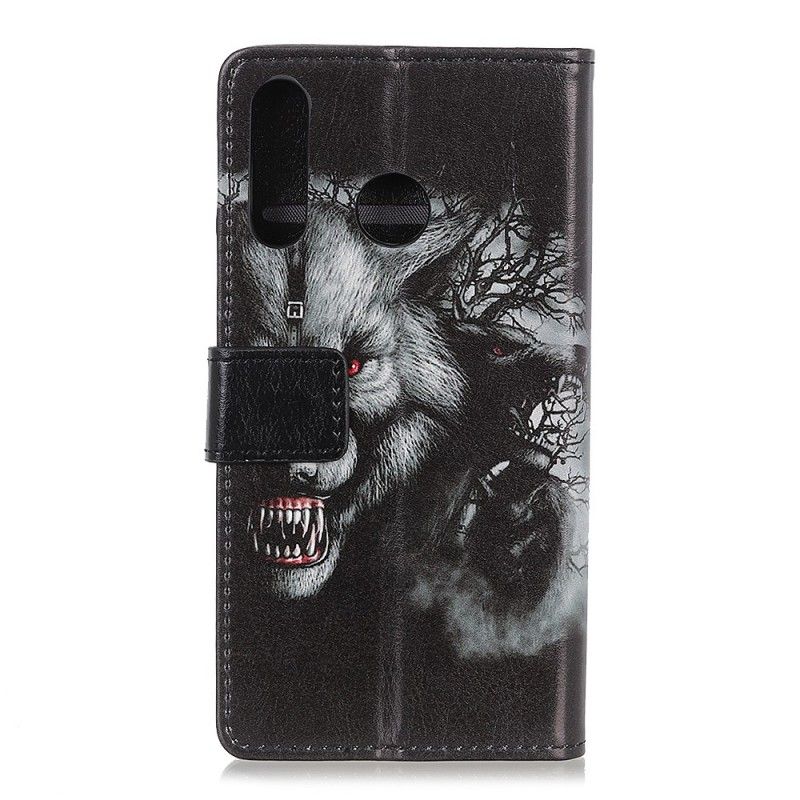 Leren Hoesje voor Honor 9X Weerwolf