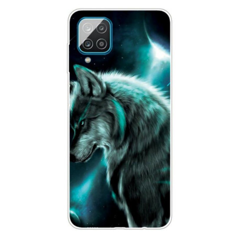 Hoesje voor Samsung Galaxy M12 / A12 Koninklijke Wolf