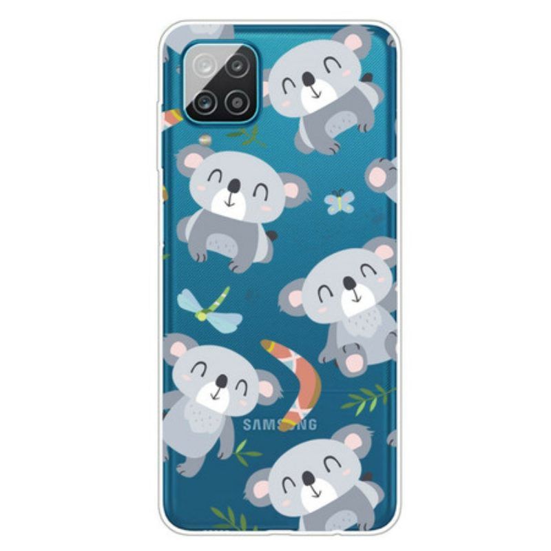 Hoesje voor Samsung Galaxy M12 / A12 Leuke Koala's