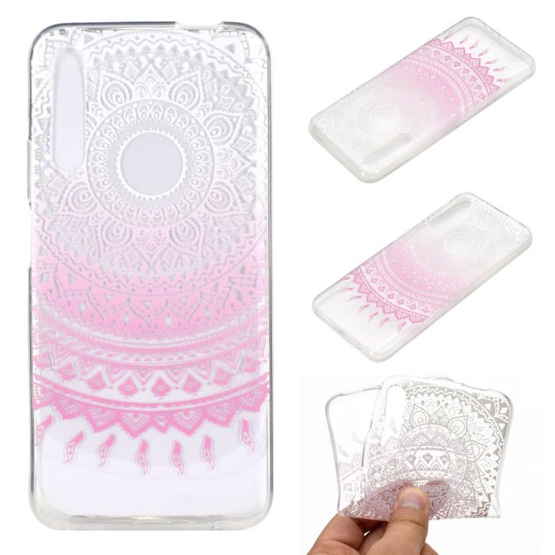 Case Hoesje Huawei P Smart Pro Lichtblauw Telefoonhoesje Pro Kleurrijke Mandala