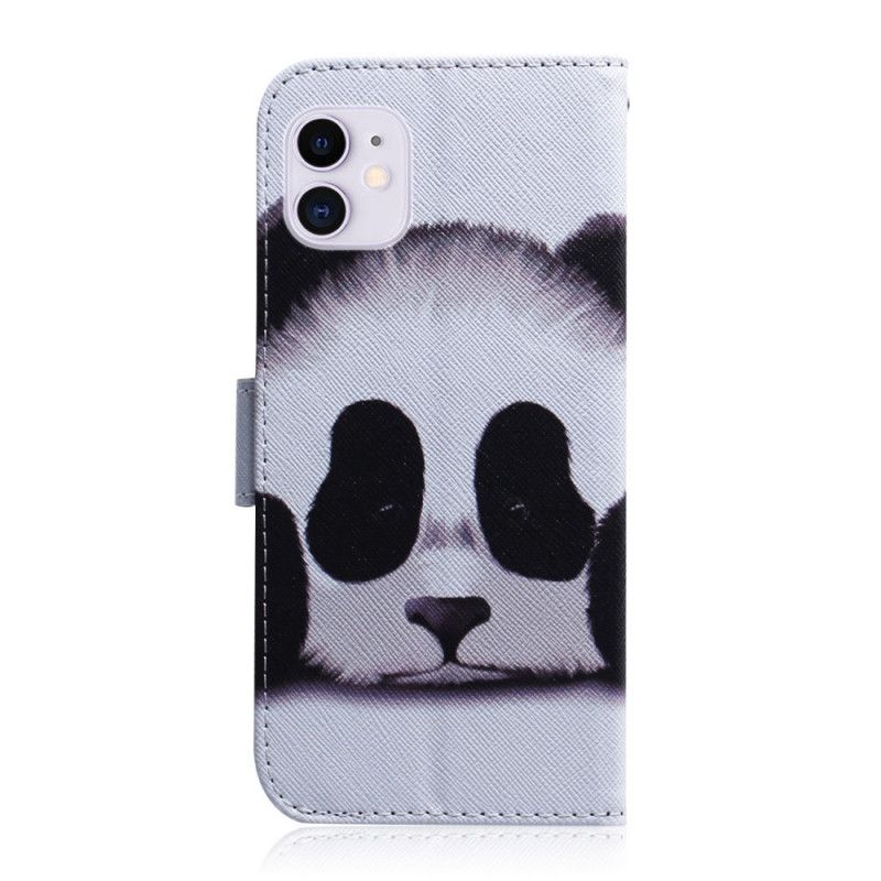 Bescherming Hoesje iPhone 12 / 12 Pro Telefoonhoesje Pandagezicht