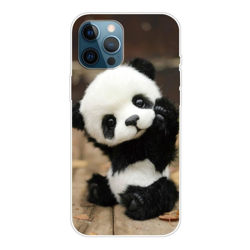 Hoesje iPhone 12 / 12 Pro Flexibele Panda