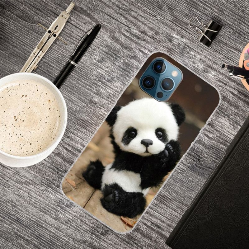 Hoesje iPhone 12 / 12 Pro Flexibele Panda