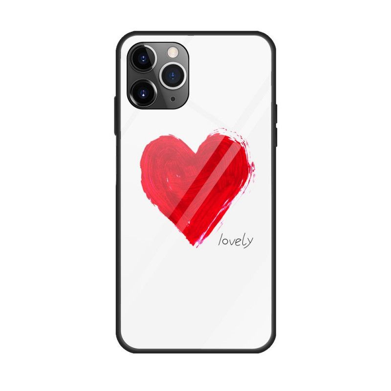 Hoesje voor iPhone 12 / 12 Pro Eenvoudig Liefdevol Hart