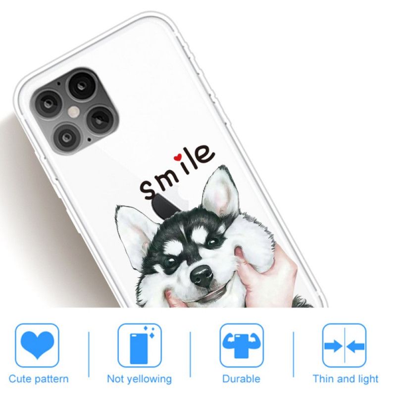 Hoesje voor iPhone 12 / 12 Pro Glimlach Hond