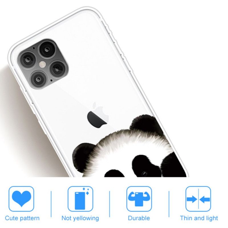 Hoesje voor iPhone 12 / 12 Pro Transparante Panda