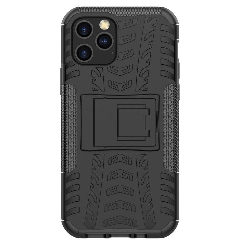 Hoesje voor iPhone 12 / 12 Pro Wit Zwart Ultrabestendige Premium