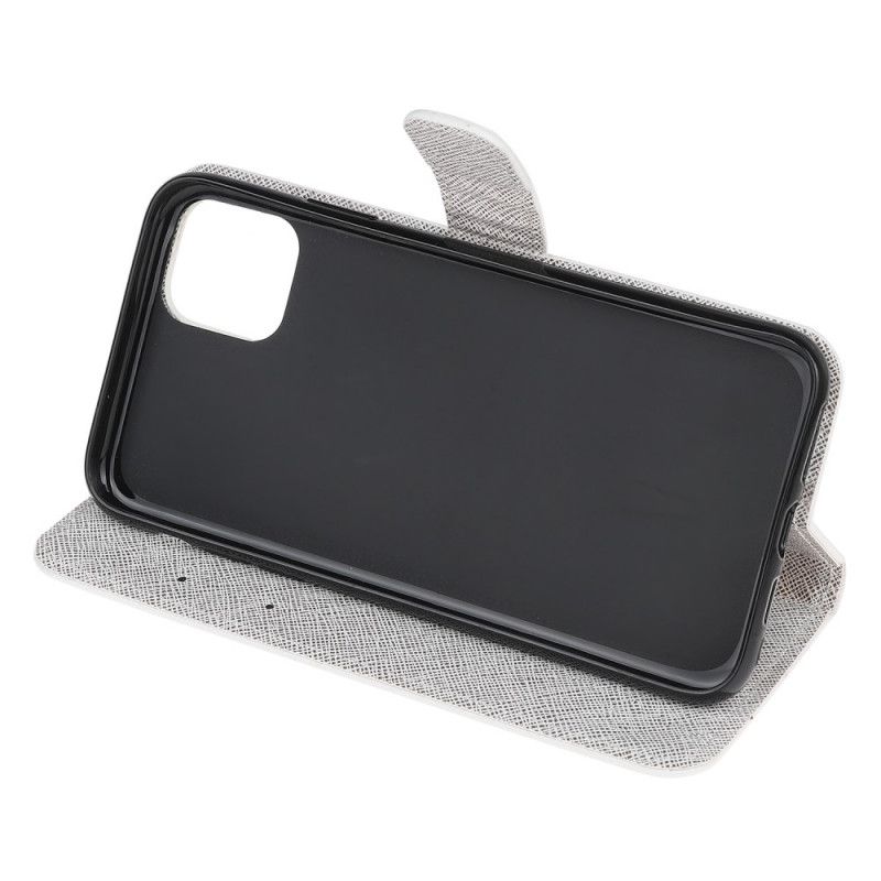 Leren Hoesje voor iPhone 12 / 12 Pro Levering Van String Katten