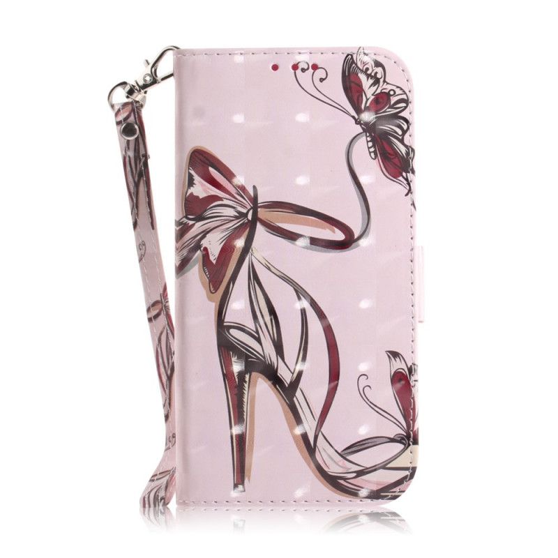 Leren Hoesje voor iPhone 12 / 12 Pro Pumps Met Riempjes