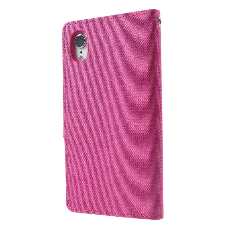 Bescherming Hoesje iPhone XR Magenta Grijs Tweekleurig Kwikweefsel