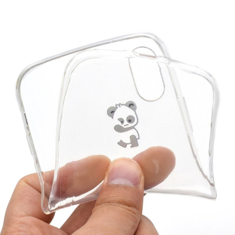 Case Hoesje iPhone XR Telefoonhoesje Panda-Logospellen 2