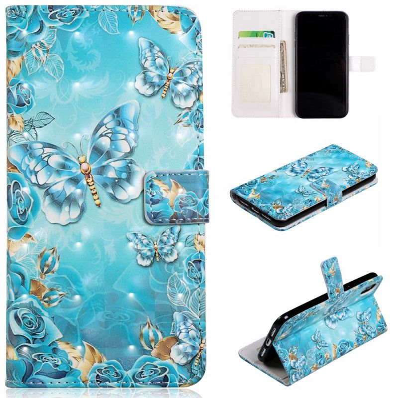 Cover Folio-hoesje iPhone XR Telefoonhoesje Kostbare Vlinders