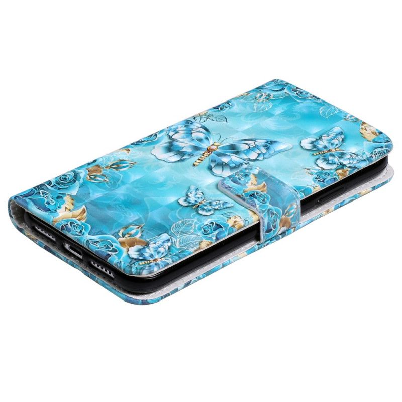 Cover Folio-hoesje iPhone XR Telefoonhoesje Kostbare Vlinders